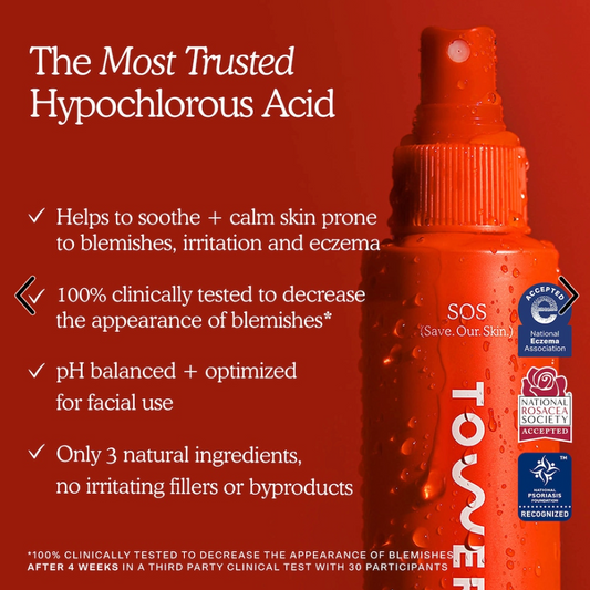 Tower 28 Beauty SOS Daily Rescue Facial Spray with Hypochlorous Acid