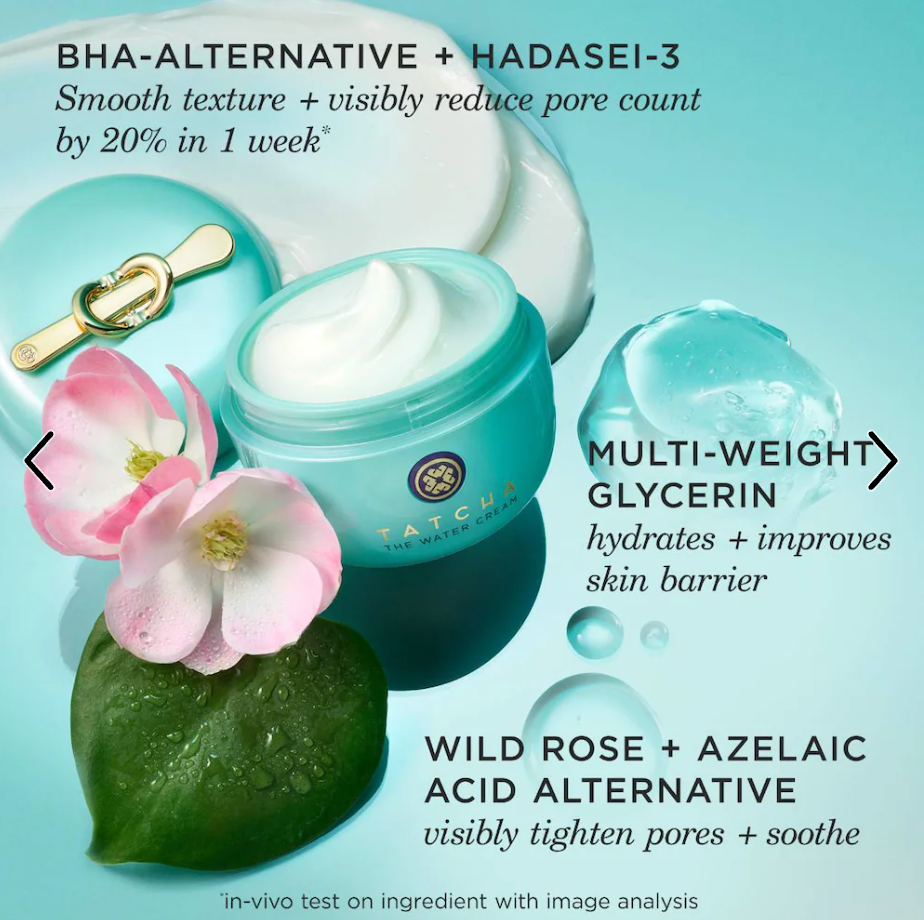 Tatcha || The Water Cream Oil-Free Pore Minimizing Refillable Moisturizer